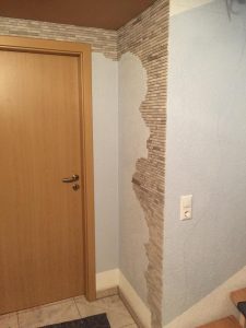 Wandgestaltung mit Fliesenoptik - kleinformatige Fliesen